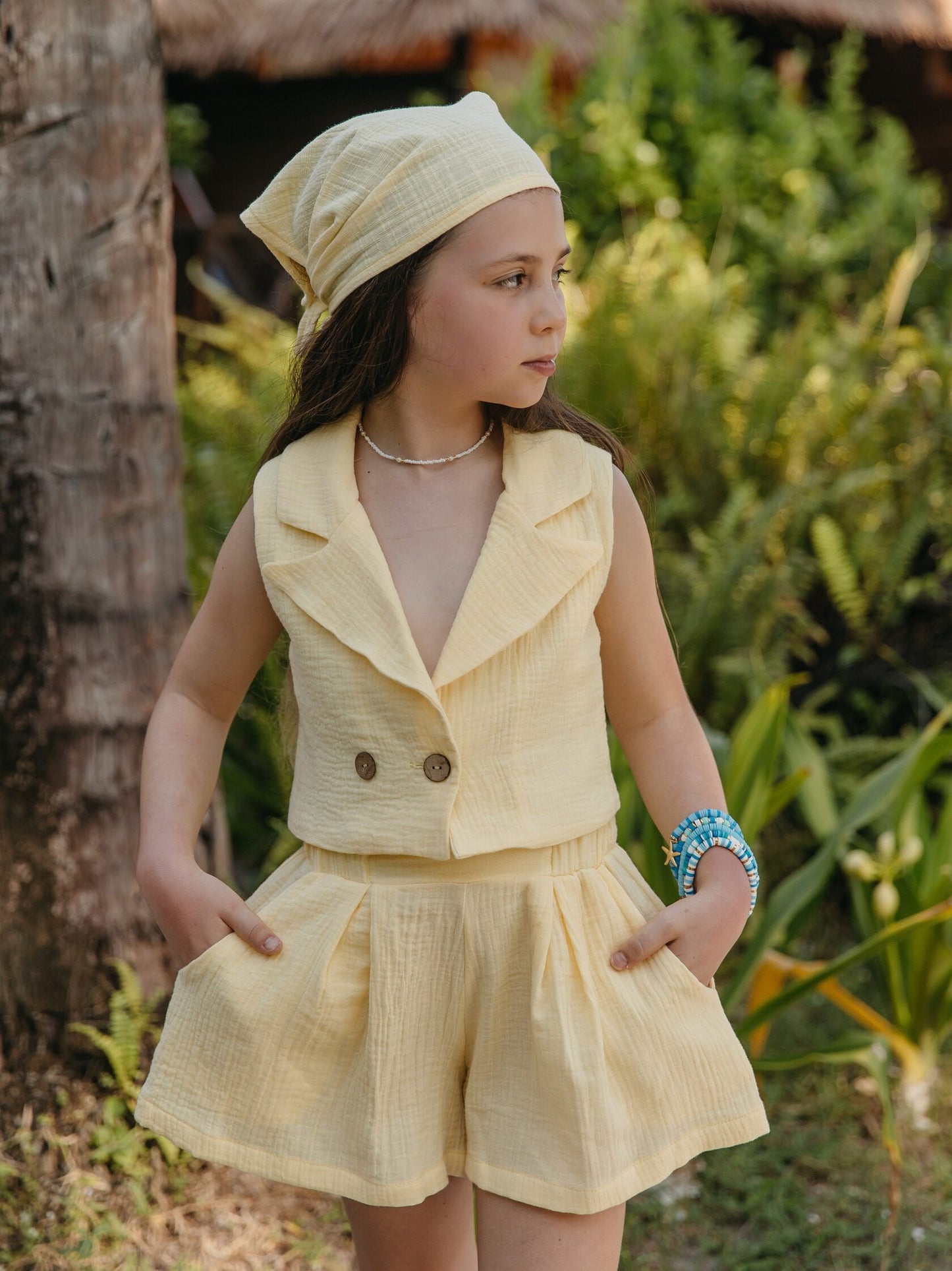 Suit "Margo", yellow
