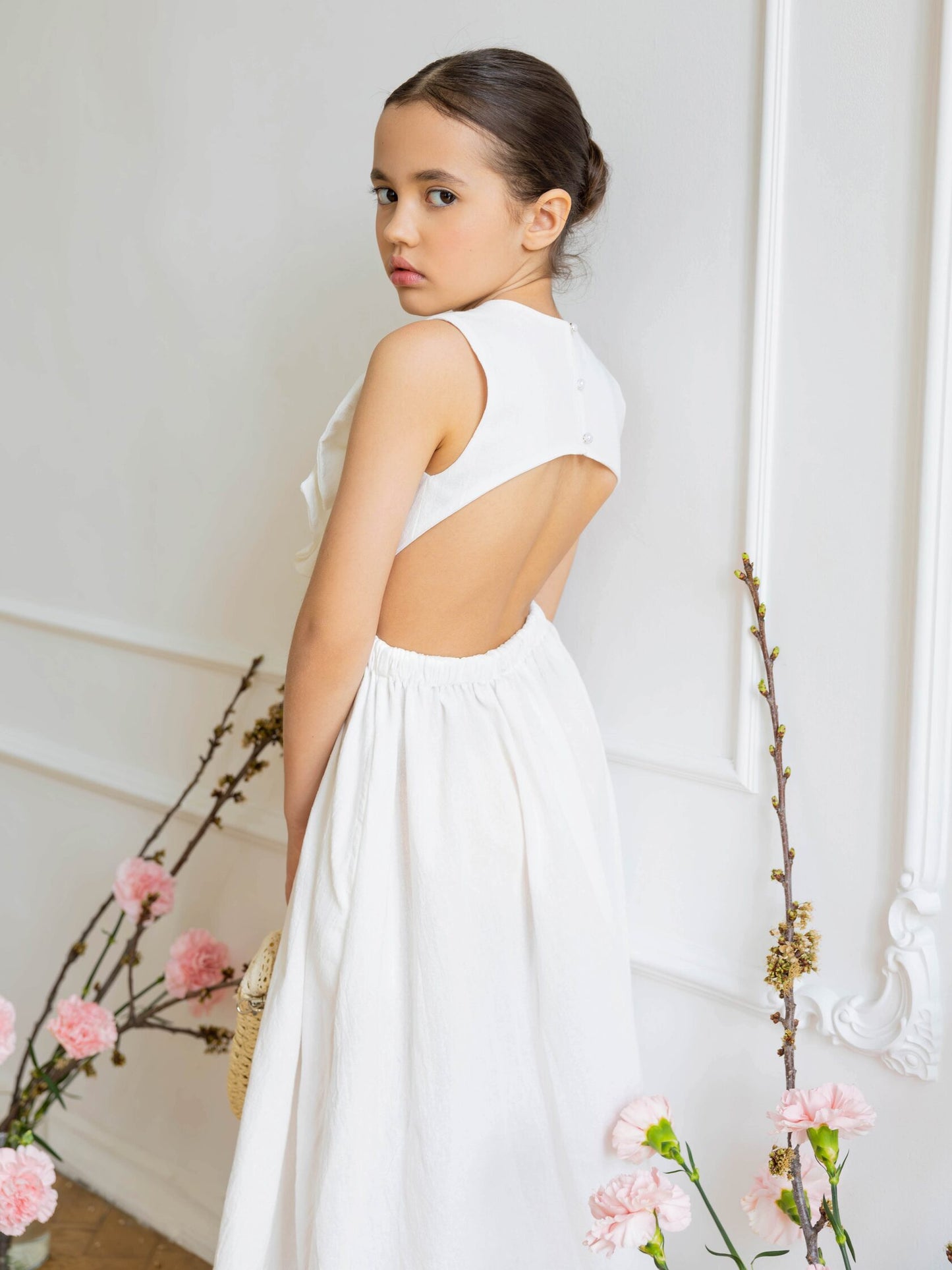 Dress "Ayris", white
