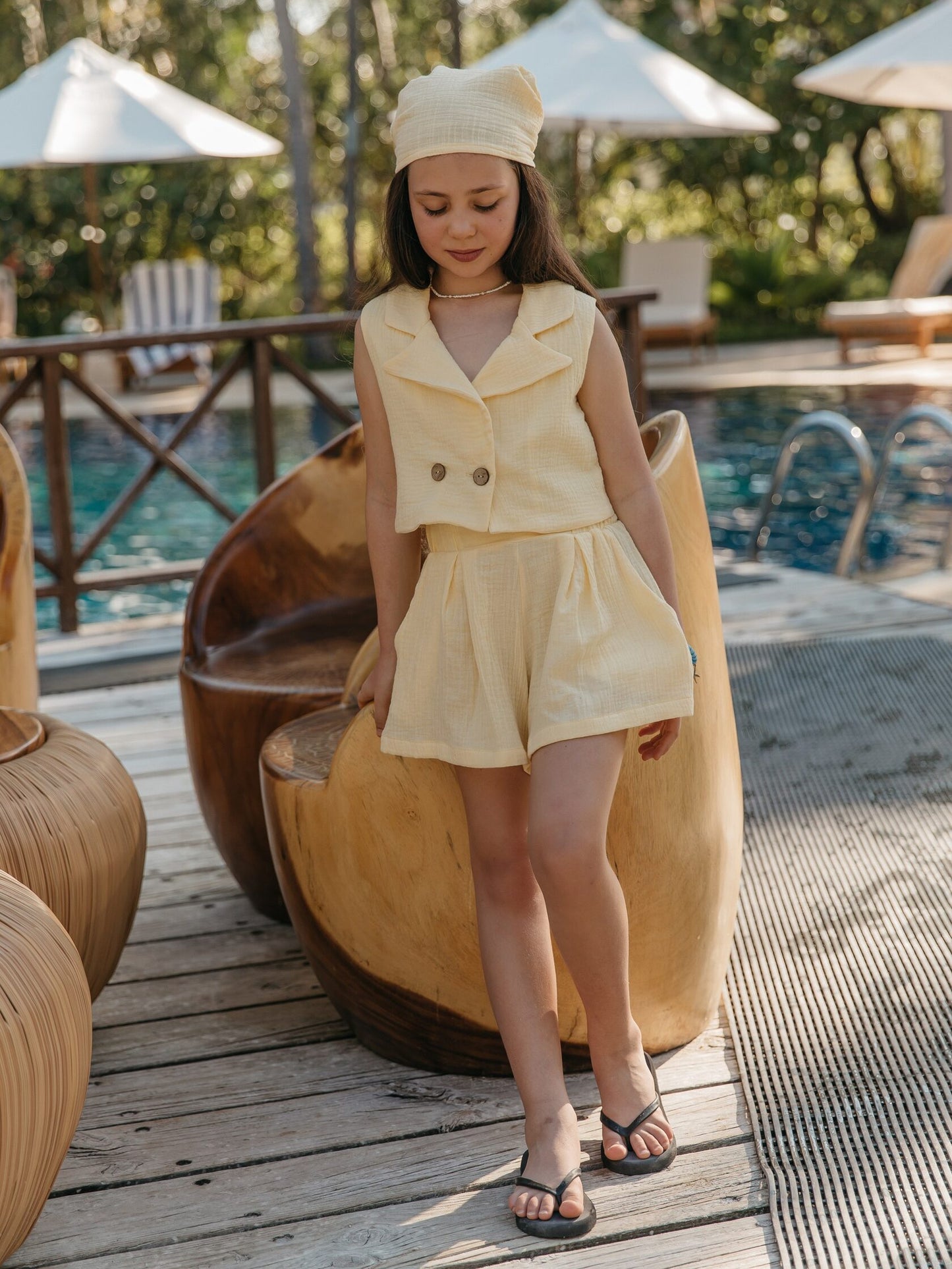 Suit "Margo", yellow