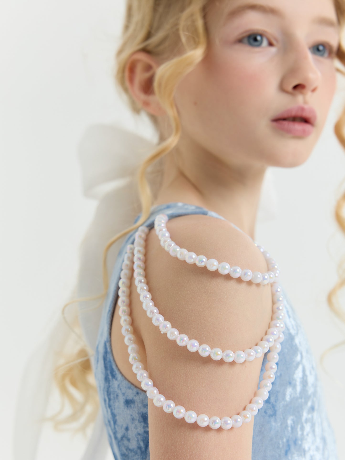 Dress "Coco", blue-white