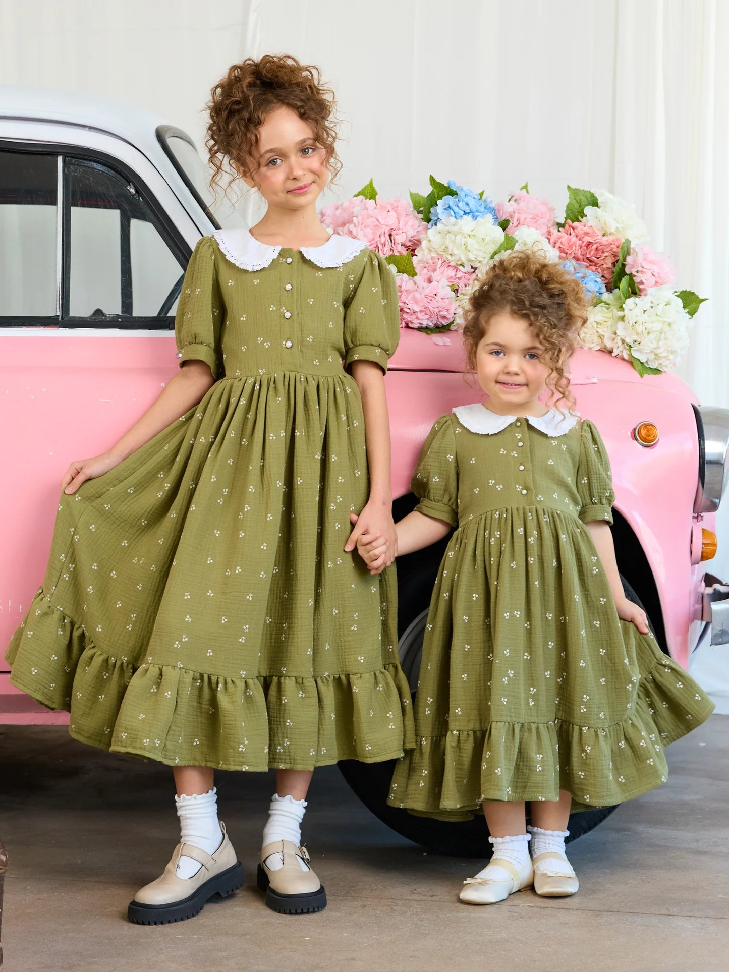 Dress "Belle", khaki