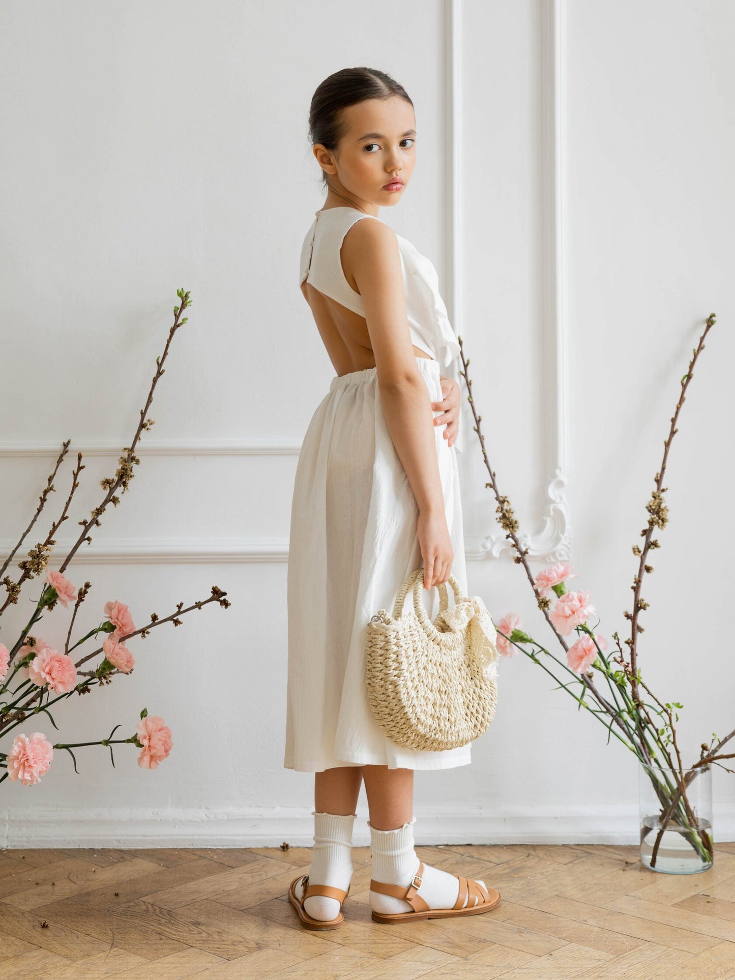 Dress "Ayris", white