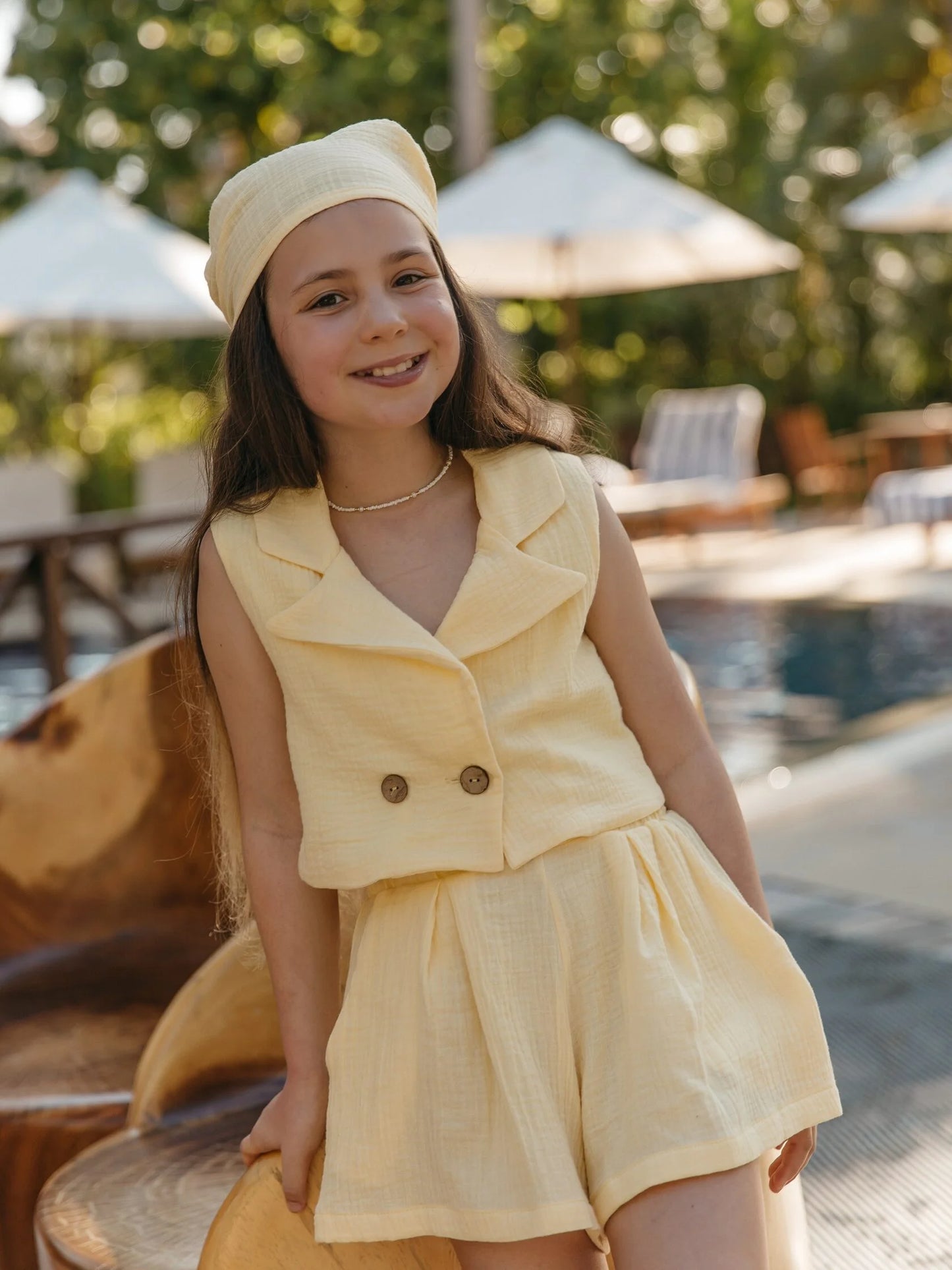 Suit "Margo", yellow