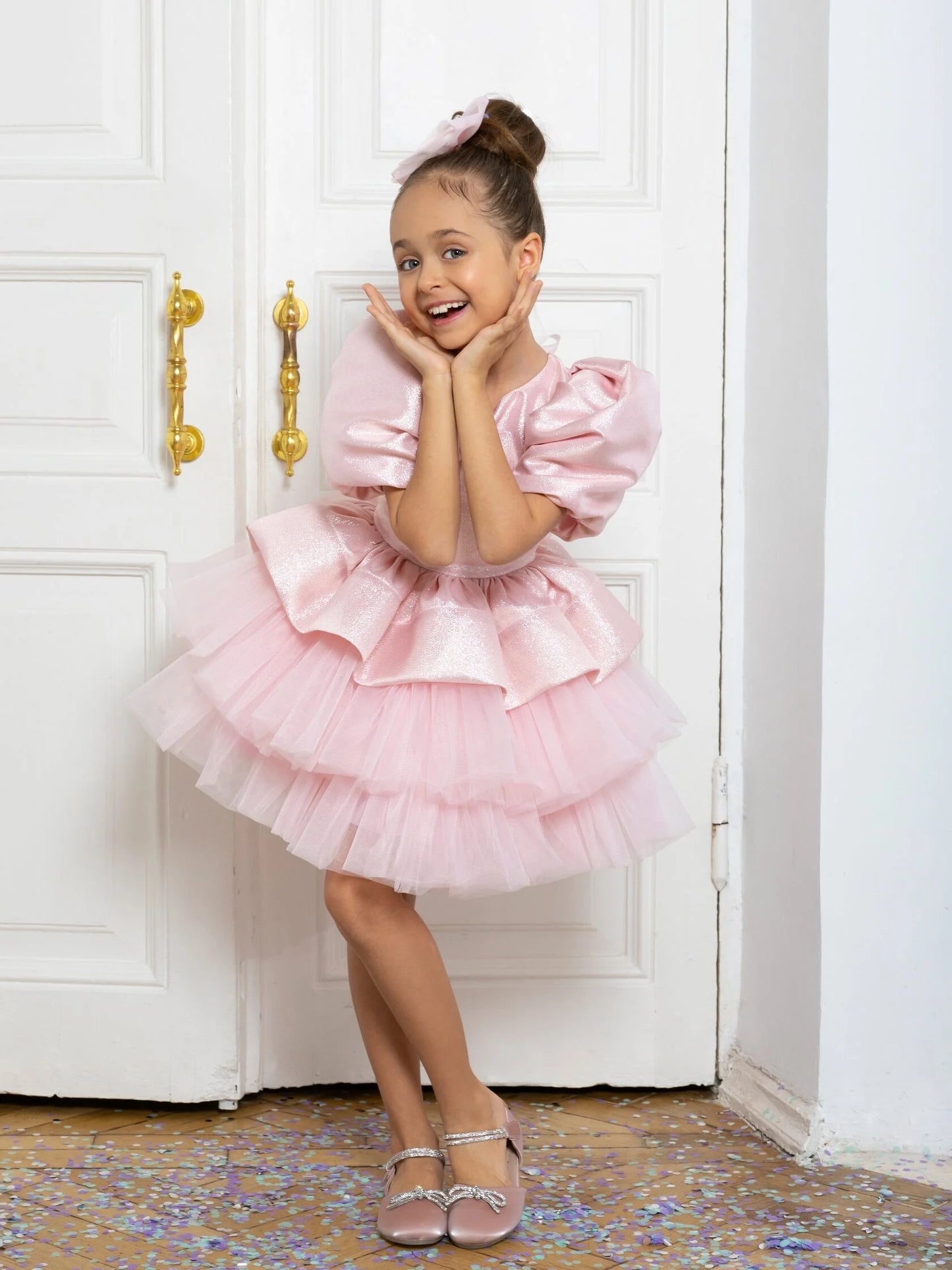 Dress "Pompadur", pink