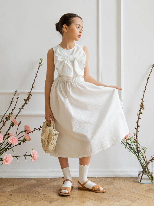 Dress "Ayris", white