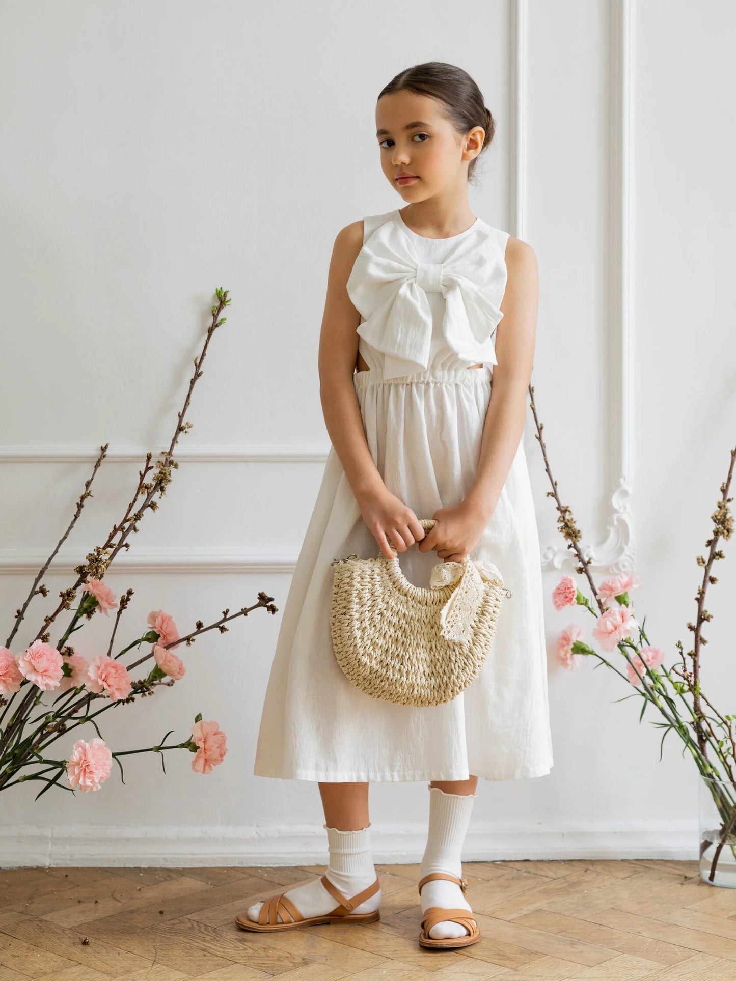 Dress "Ayris", white