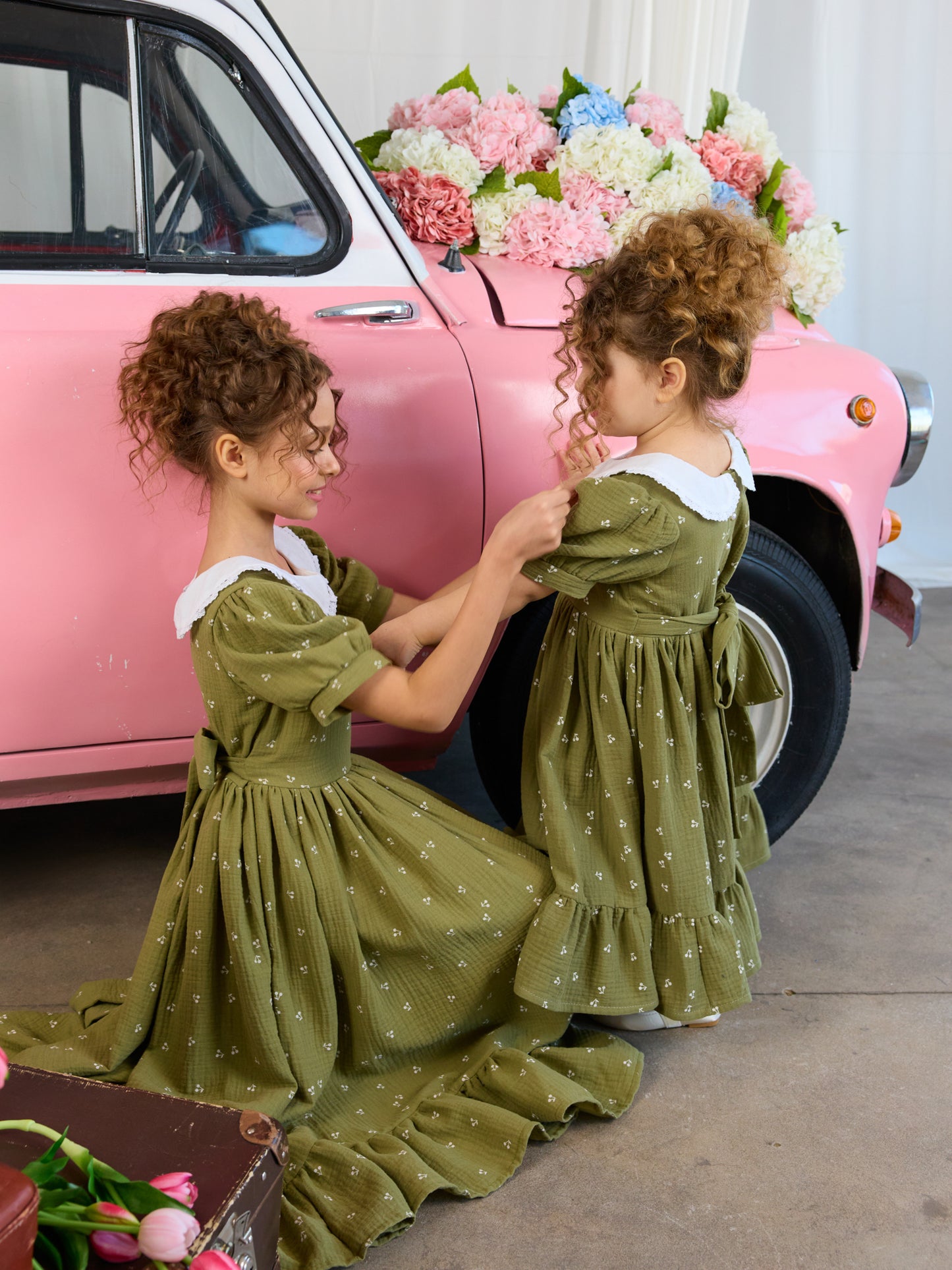 Dress "Belle", khaki
