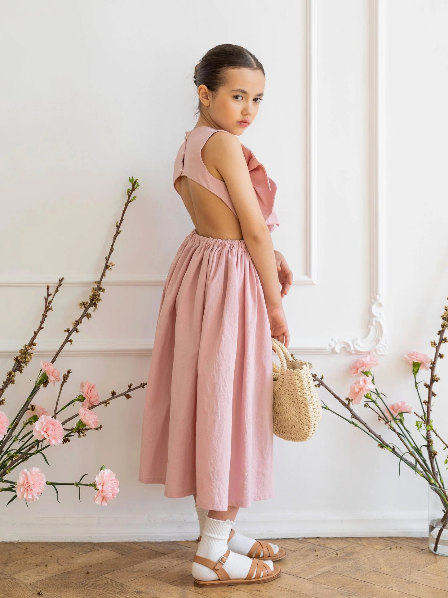 Dress "Ayris", powder
