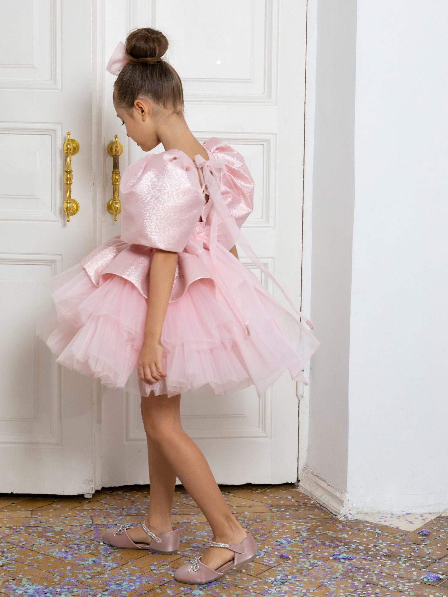 Dress "Pompadur", pink