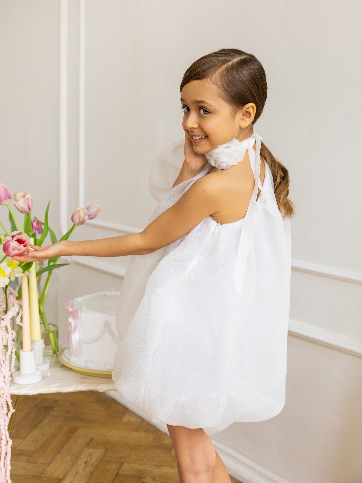 Dress "Light", white