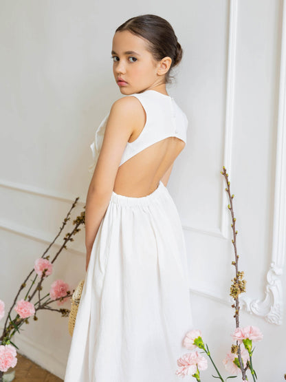 Dress "Ayris", white
