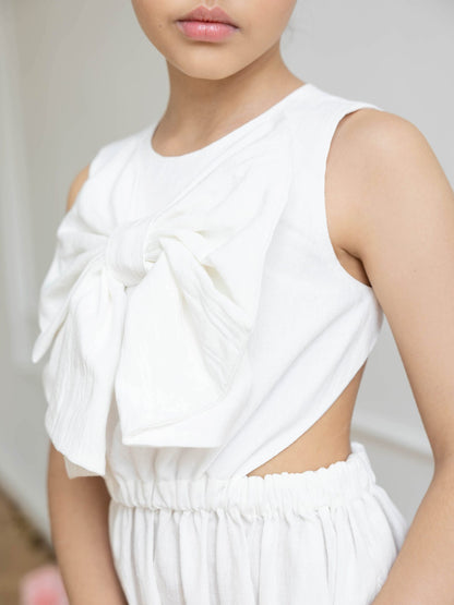 Dress "Ayris", white