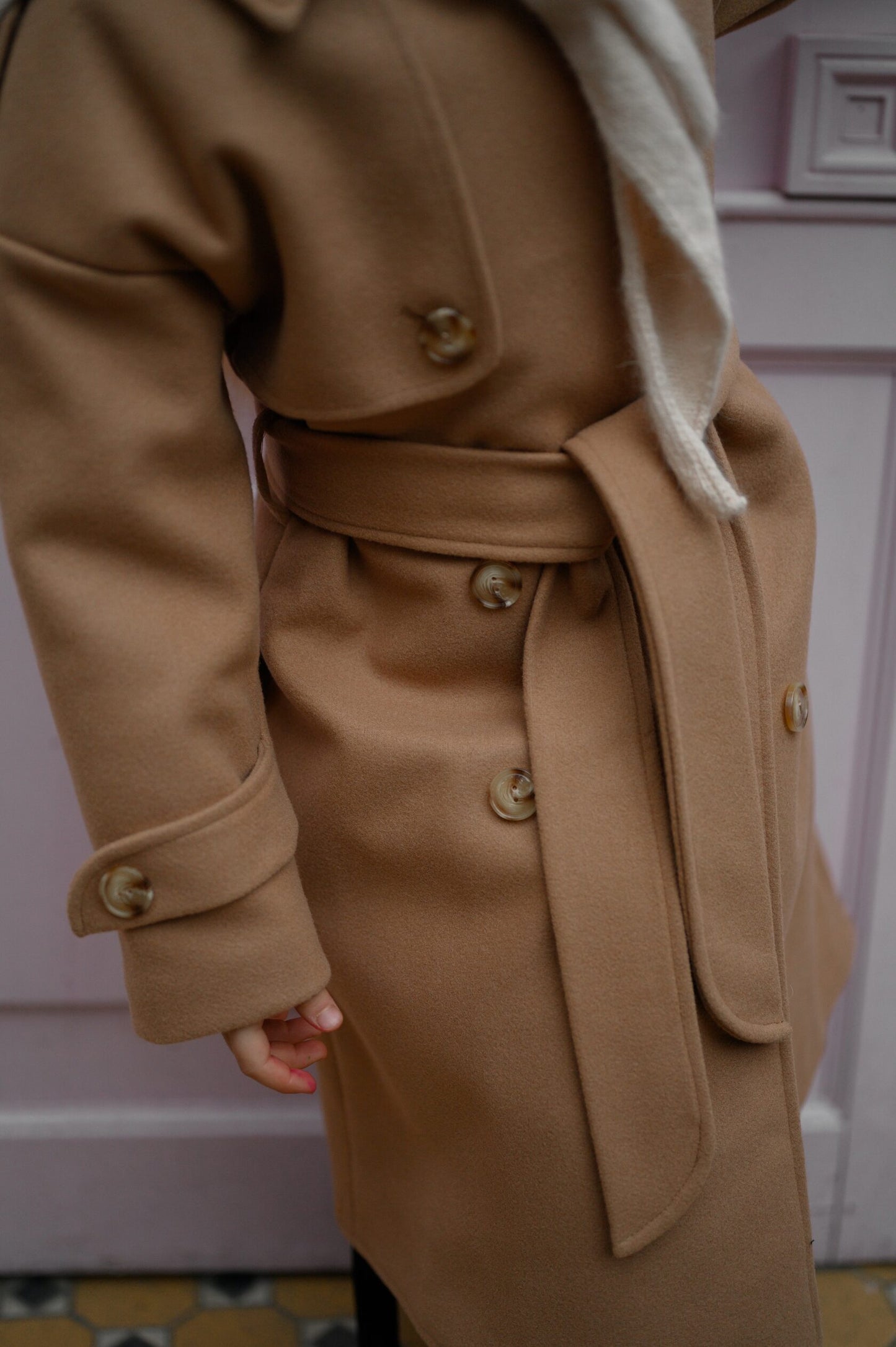 Insulated coat “Geneva”, camel