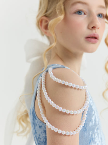 Dress "Coco", blue-white