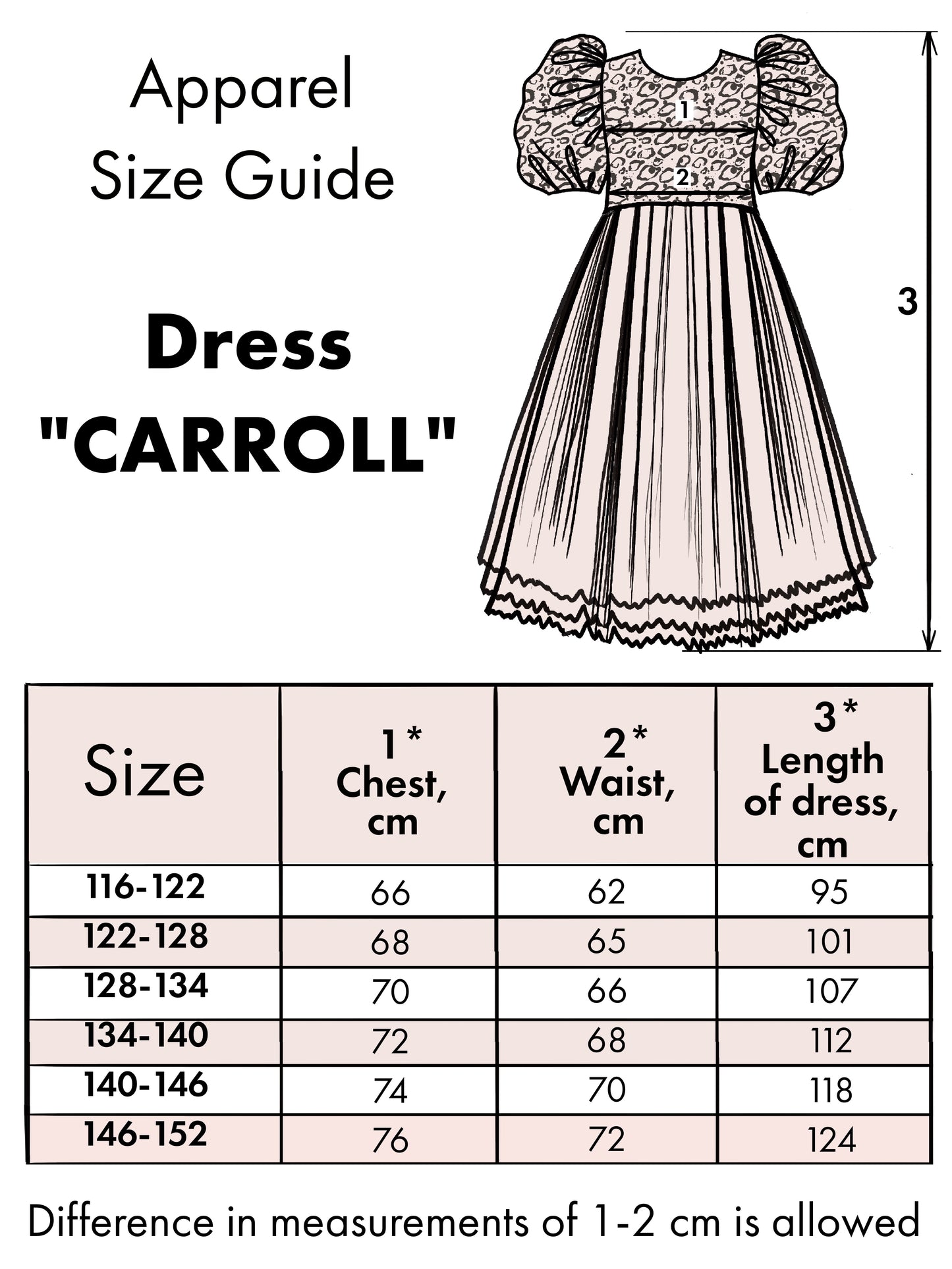 Dress "Carroll", zebra