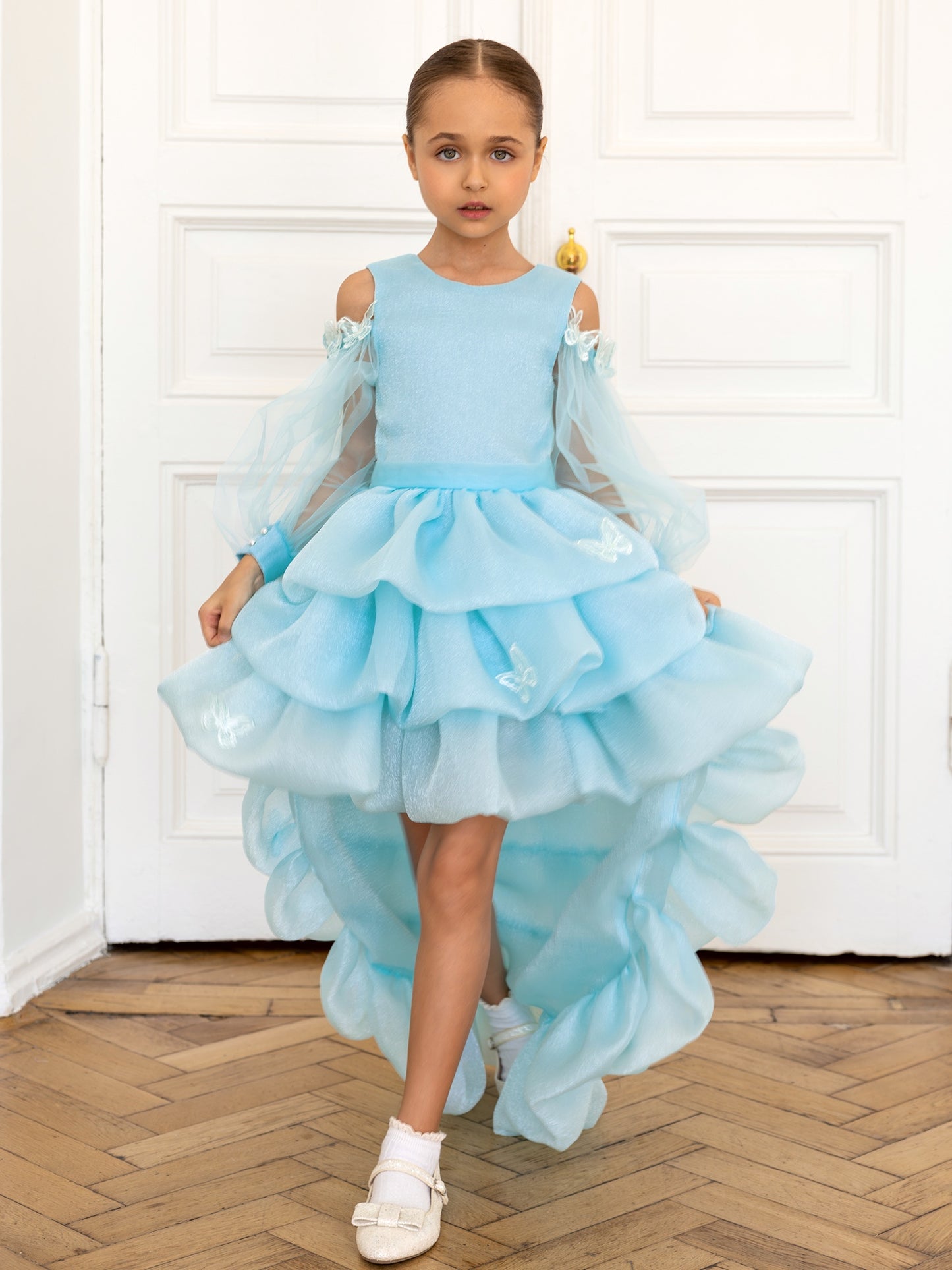 Dress "Marshmallow", blue